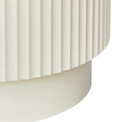 Avery Oval Coffee Table - Ivory