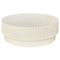 Avery Round Coffee Table - Ivory