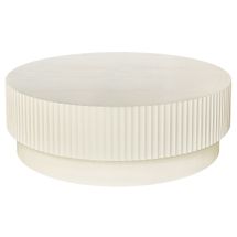 Avery Round Coffee Table - Ivory