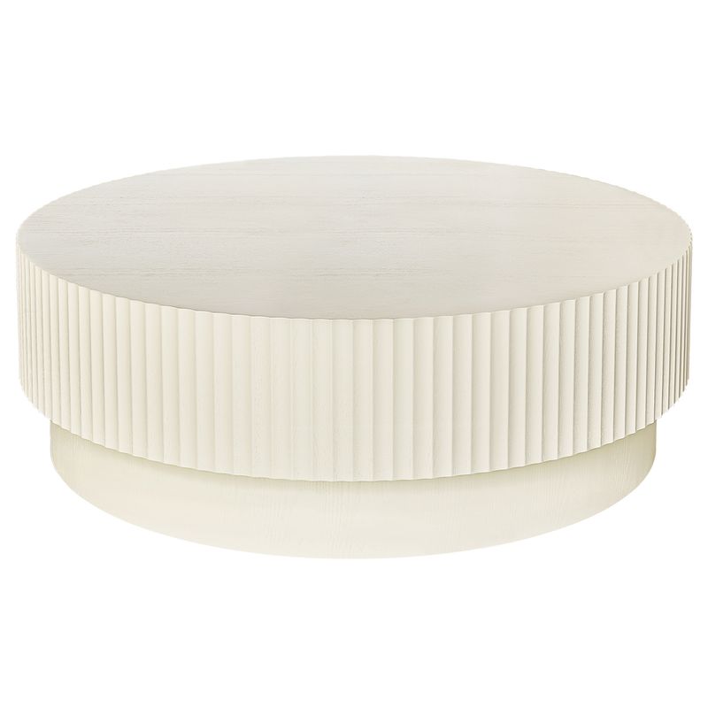 Avery Round Coffee Table - Ivory