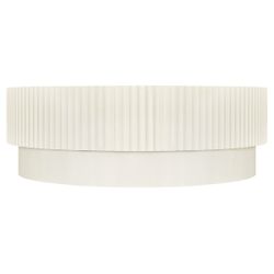 Avery Round Coffee Table - Ivory