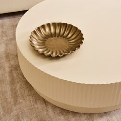Avery Round Coffee Table - Ivory