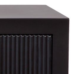 Ariana Large Black Bedside Table Range