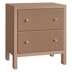 Ariana Large Mocha Mousse Bedside Table Range