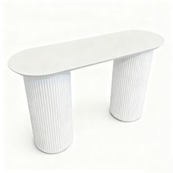 Nomad Console Table - Small White