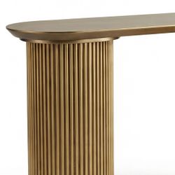 Nomad Console Table - Small Antique Gold