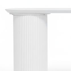 Nomad Console Table - Large White