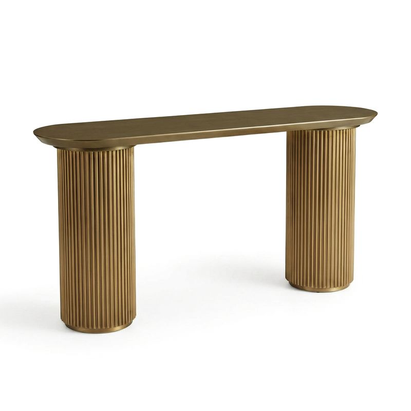 Nomad Console Table - Large Antique Gold