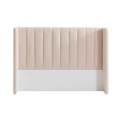 Central Park Queen Bedhead - Fawn Linen