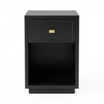 Logan Bedside Table - Petite Black