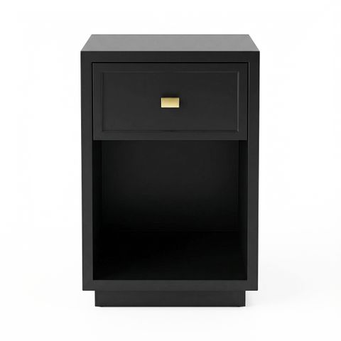 Logan Bedside Table - Petite Black