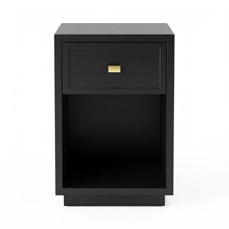 Logan Bedside Table - Petite Black