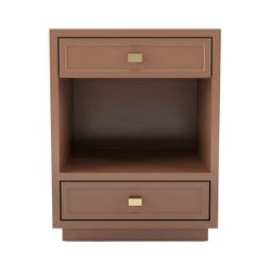 Logan Bedside Table - Small Mocha Mousse