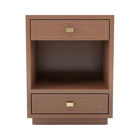 Logan Bedside Table - Small Mocha Mousse