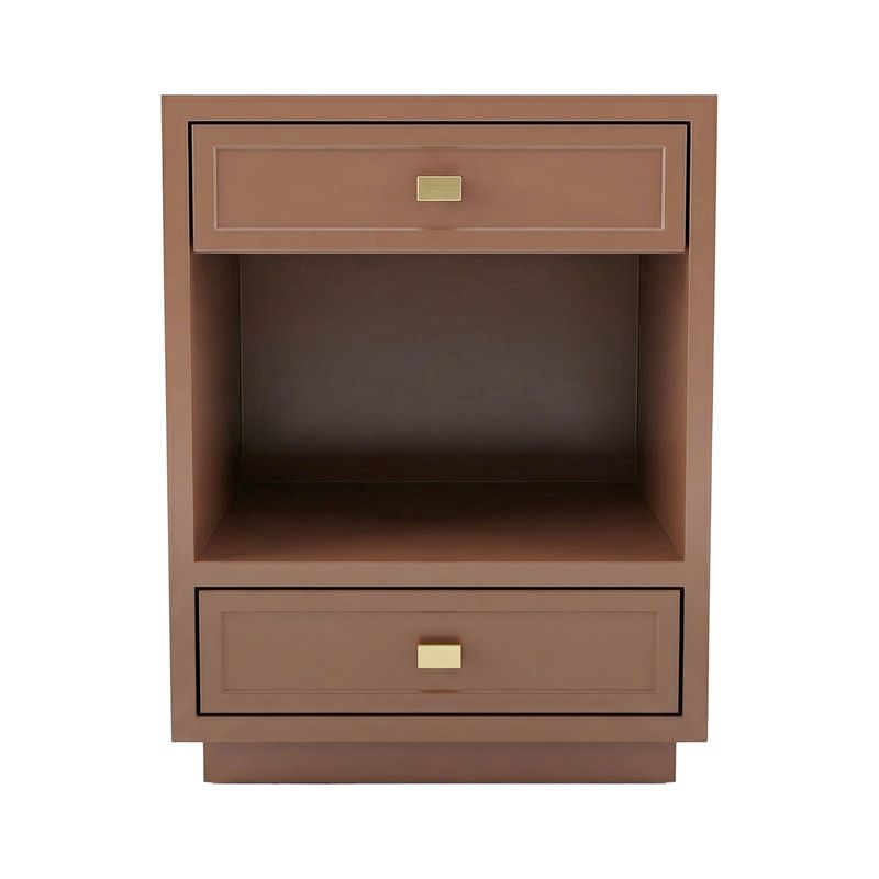 Logan Bedside Table - Small Mocha Mousse