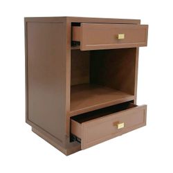 Logan Bedside Table - Small Mocha Mousse