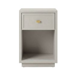 Logan Bedside Table - Petite Grey