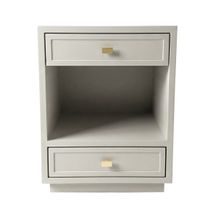 Logan Bedside Table - Small Grey