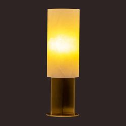 Samara Alabaster Table Lamp - Brass - OUTLET NSW