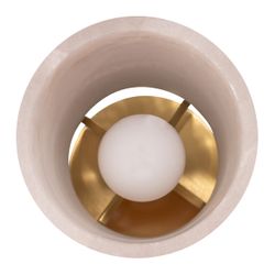 Samara Alabaster Table Lamp - Brass - OUTLET NSW