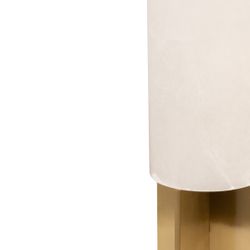 Samara Alabaster Table Lamp - Brass - OUTLET NSW