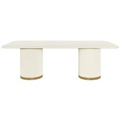 Eli Rectangular Dining Table - 2.4m Ivory