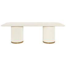 Eli Rectangular Dining Table - 2.4m Ivory