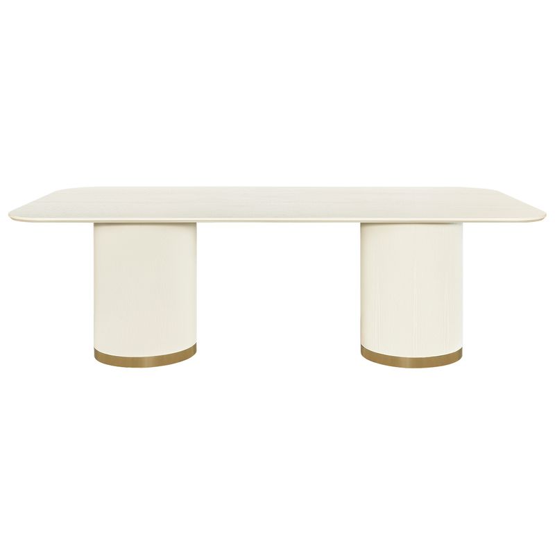 Eli Rectangular Dining Table - 2.4m Ivory