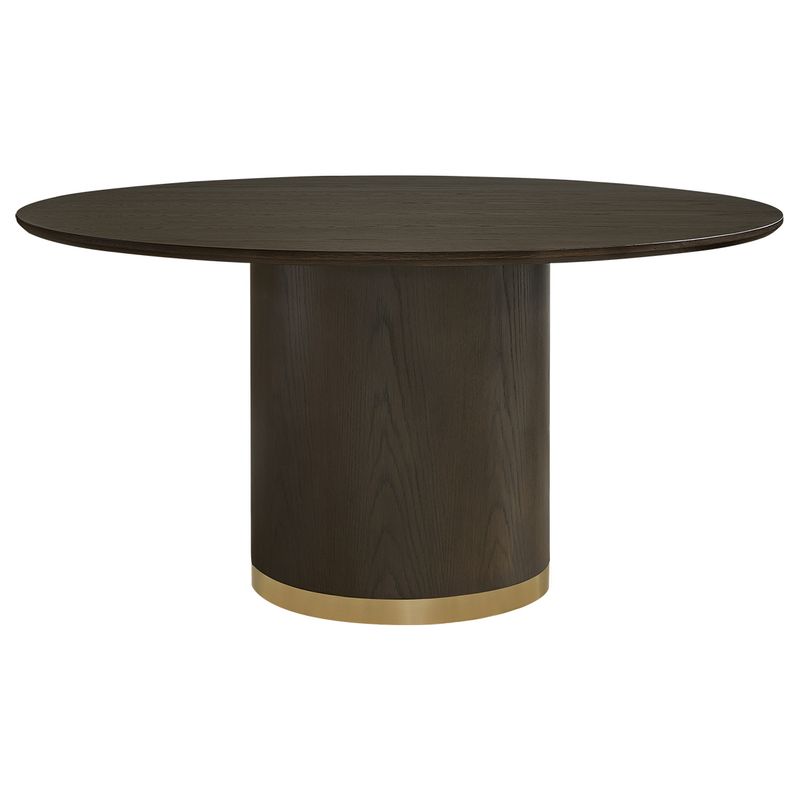 Eli Round Dining Table - 1.5m Smoked Oak