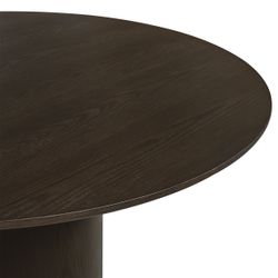 Eli Round Dining Table - 1.5m Smoked Oak