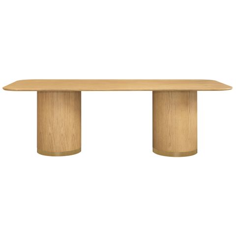 Eli Rectangular Dining Table - 2.4m Oak