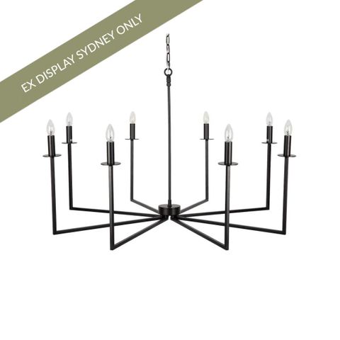 Cohen Chandelier - Black - OUTLET NSW