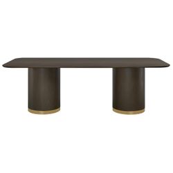 Eli Rectangular Dining Table - 2.4m Smoked Oak