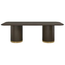Eli Rectangular Dining Table - 2.4m Smoked Oak