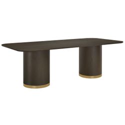 Eli Rectangular Dining Table - 2.4m Smoked Oak