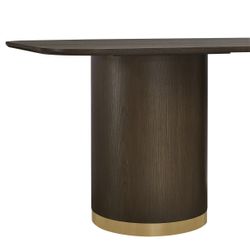 Eli Rectangular Dining Table - 2.4m Smoked Oak