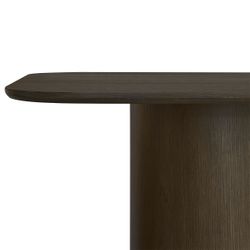 Eli Rectangular Dining Table - 2.4m Smoked Oak