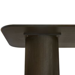 Eli Rectangular Dining Table - 2.4m Smoked Oak