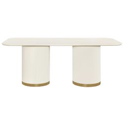 Eli Rectangular Dining Table - 2m Ivory