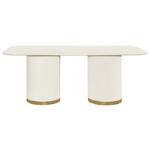 Eli Rectangular Dining Table - 2m Ivory