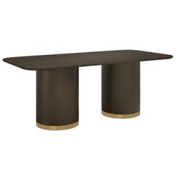 Eli Rectangular Dining Table - 2m Smoked Oak