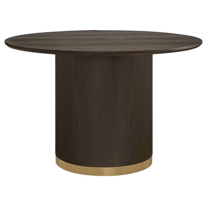 Eli Round Dining Table - 1.2m Smoked Oak
