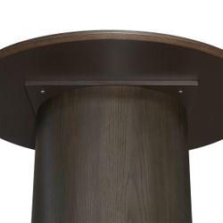 Eli Round Dining Table - 1.2m Smoked Oak