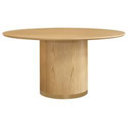 Eli Round Dining Table - 1.5m Oak