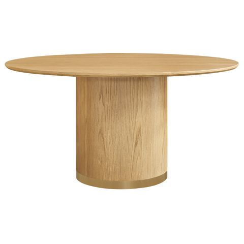 Eli Round Dining Table - 1.5m Oak