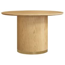 Eli Round Dining Table - 1.2m Oak