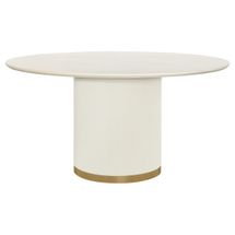 Eli Round Dining Table - 1.5m Ivory