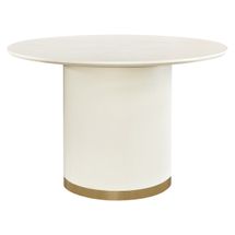 Eli Round Dining Table - 1.2m Ivory