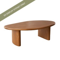 Solstice Coffee Table - Small Walnut - OUTLET NSW