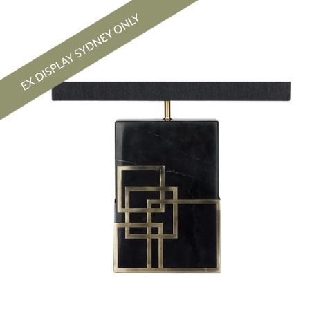 Hearst Marble Table Lamp - Base ONLY - OUTLET NSW